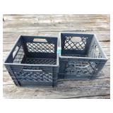 (2) Lehigh Valley Dairies Milk Crates
