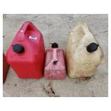 (3) Gas Cans - (2) 5 gallons, (1) 1.5gallon