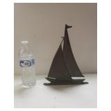 Sailboat/Skipjack Metal Ornament For Mailbox,