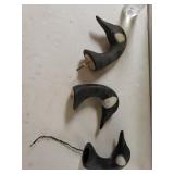 (3) Goose Decoy Heads