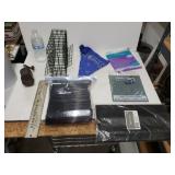 (3) Plastic Table Clothes, Coffee Stirrers, And