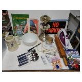 Pyrex Bowl, Wooden Rolling Pin, Iron, And More