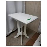 White Painted End Table - Some Scratches On Top