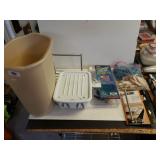 Trashcan, Paper Towel Holder, Over Cabinet Towel