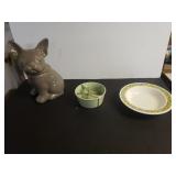 Stoneware French Bulldog Cookie Jar, Decorative