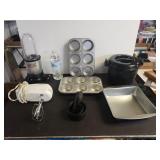 Magic Bullet, Electric Mixer, Measuring Cups,