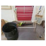 Laundry Rack And Collapsible Hamper Bag