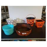 Assorted Baskets - Jack-o-lanterns, Baseballs,
