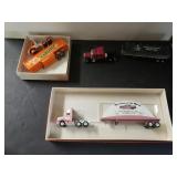 (3) Model Tractor Trailers