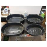 (4) Speckled Enamelware/Canning Pots