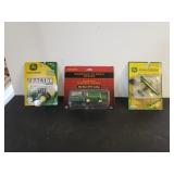 John Deere Model Tractor, Combine, And Plane