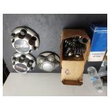 (3) Hub Caps, Springs, And Disc Brake Part