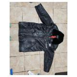 Colebrook & Co. Pleather Jacket With Faux Fur