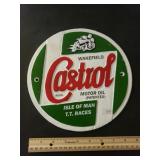 Cast Iron Castrol Motor Oil Sign