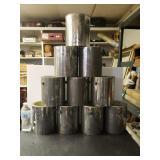 (10) Empty Paint Cans