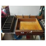 Desk Drawer, Wooden Organizer, And Coat Hanger
