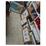 Framed Pictures And Framed U.S. Map (WTSC