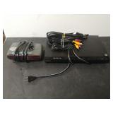 Sony DVD Player With Cords And Radio Alarm Clock