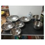 (7) Mixing Bowls - 2 Different Sets
