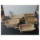 (5) Baskets With Handle