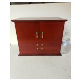 Red Colored Jewelry Box