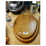 Wood Pattern Toilet Seat