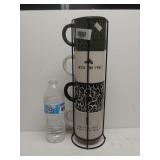 Mug Set W/ Storage Rack