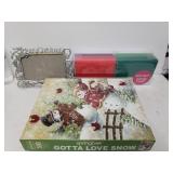 Christmas Puzzle, Picture Frame, & Cards