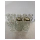 (12) Mason Jars
