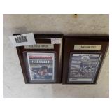 Dez Bryant & Arian Foster Mounted Trading Cards