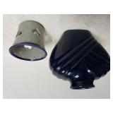 Blue Flower Vase & Tea Candle Holder