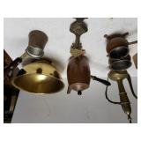 Gold Bowl, Copper Mini Pots, Copper Pot w/handle,