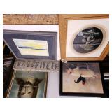 Jesus, Frog On A Mushroom, Ocean Sunrise, Rooster