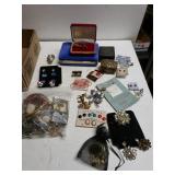 Assorted Jewelry- Earrings, Pens & More