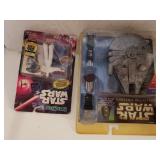 Star Wars Millennium Falcon Model & Princess Leia