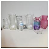 (8) Assorted Vases