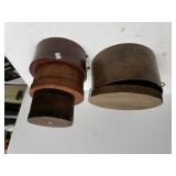 Wooden Round Boxes, Hat Boxes