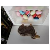 Wooly Sheep Figure  & Decorative Eggs