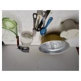 Measuring Cup, Utensils, Glass Syrup Container,