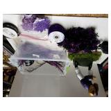 Purple Decor, Raven, Purple Ribbon, Ravens