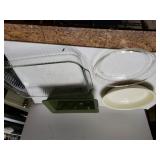 Pie Plates, Green Loaf Pan, Casserole Dish