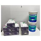 Medical Supplies - (7) Boxes Exam Gloves w/aloe