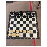 Floor Chess Set - Missing some pieces