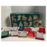 Christmas Ornaments - Hand Painted Porcelain,