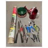 Gardening Supplies - Burlap, Watering Can, Pots,