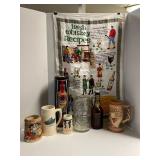 Misc Beer Advertising Items - Steins, Bottles,