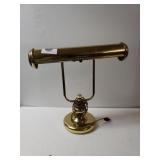 Brass Colored Desk Lamp - Works
