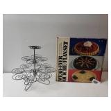 Wear-ever Quiche/Flan Set & Spiral Cupcake Holder