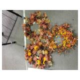 (3) Fall Themed Wreaths