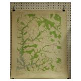 1944 Map Of Wye Mills And Vicinity - 24"×18"